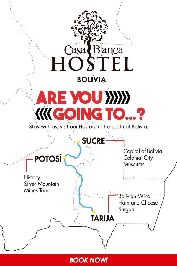 Hostel Casa Blanca Sucre Ngoại thất bức ảnh